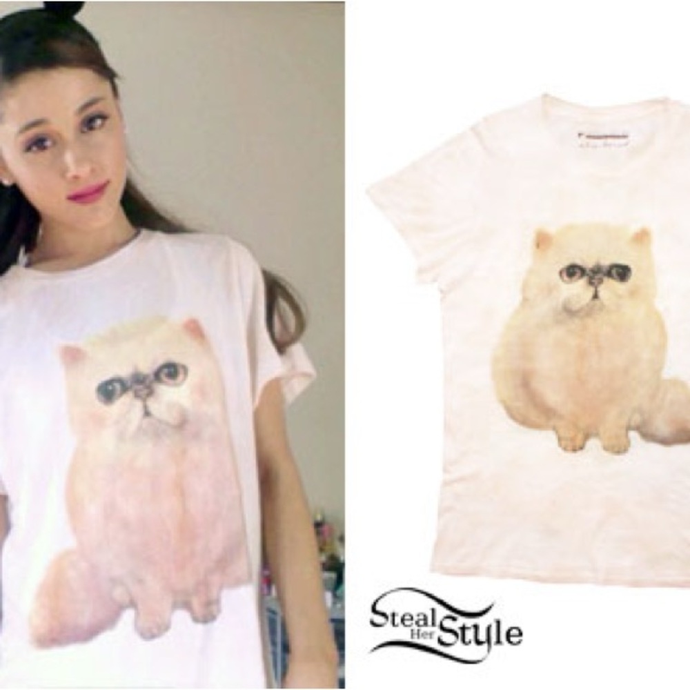 ariana grande cat shirt